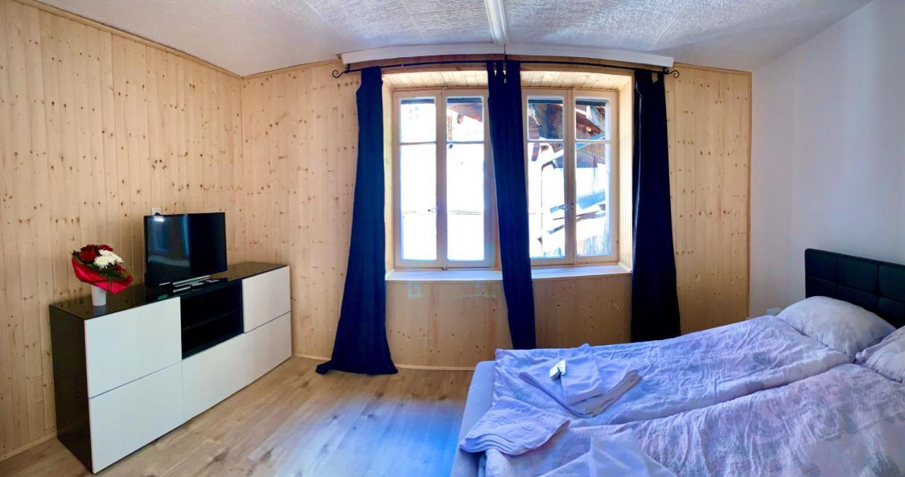 Weisses Roessli Hotel Лойкербад Екстериор снимка