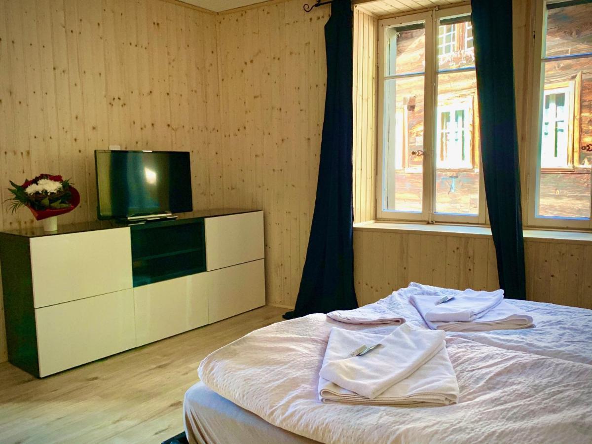 Weisses Roessli Hotel Лойкербад Екстериор снимка