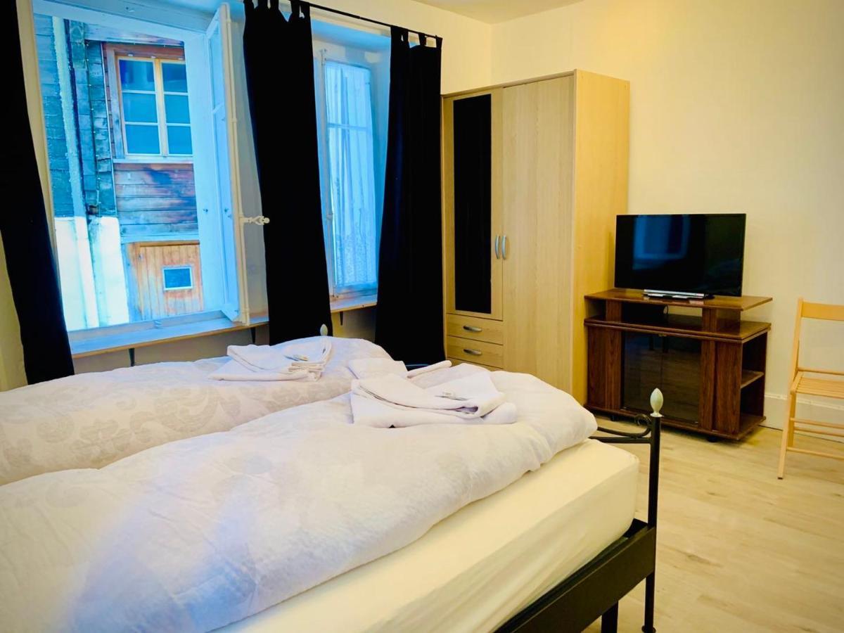 Weisses Roessli Hotel Лойкербад Екстериор снимка